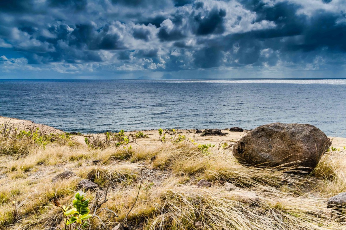South Coast Cloudscape Views, Saba, Dutch Caribbean