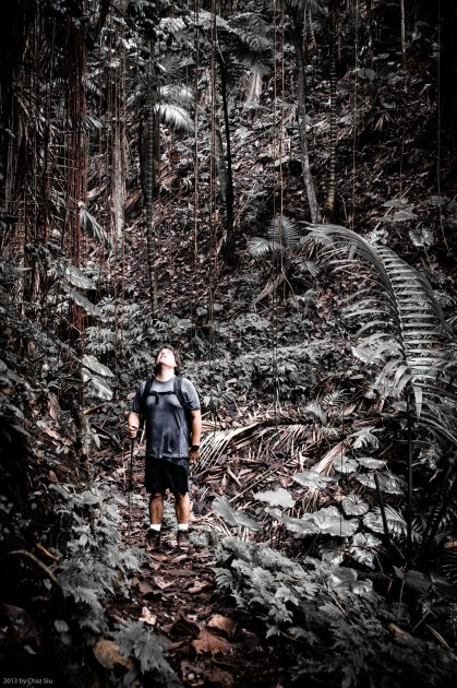 Michael Siu On The Sandy Cruz Trail, Saba, Dutch Caribbean