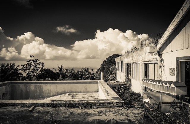 Clouds Over Captain's Quarters, Windwardside, Saba, Dutch Caribbean