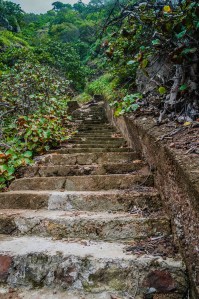 Lower steps of The Ladder.