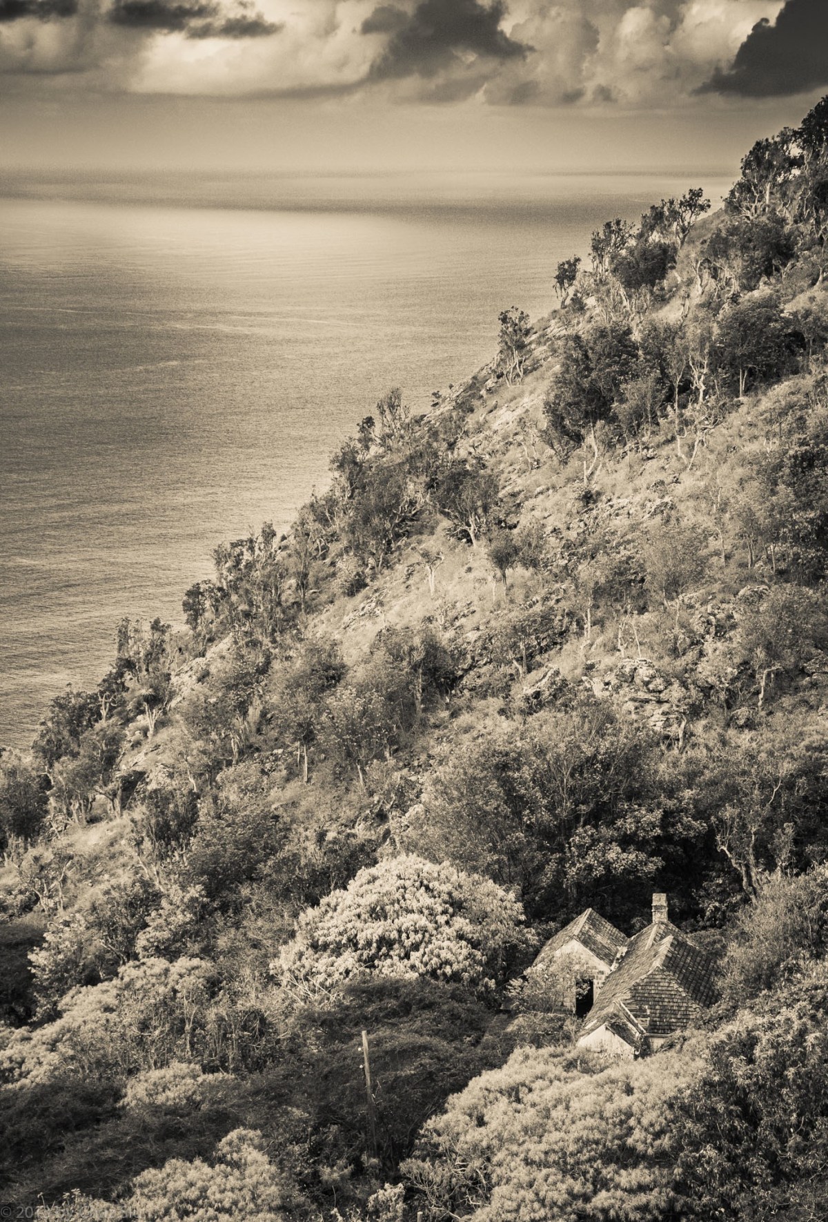 St. John's House At The Base Of Thais Hill, Saba, Dutch Caribbean
