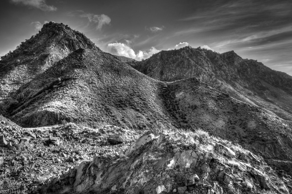 Thais Hill And The St John's Flat From Fort Hill, Saba, Dutch Caribbean