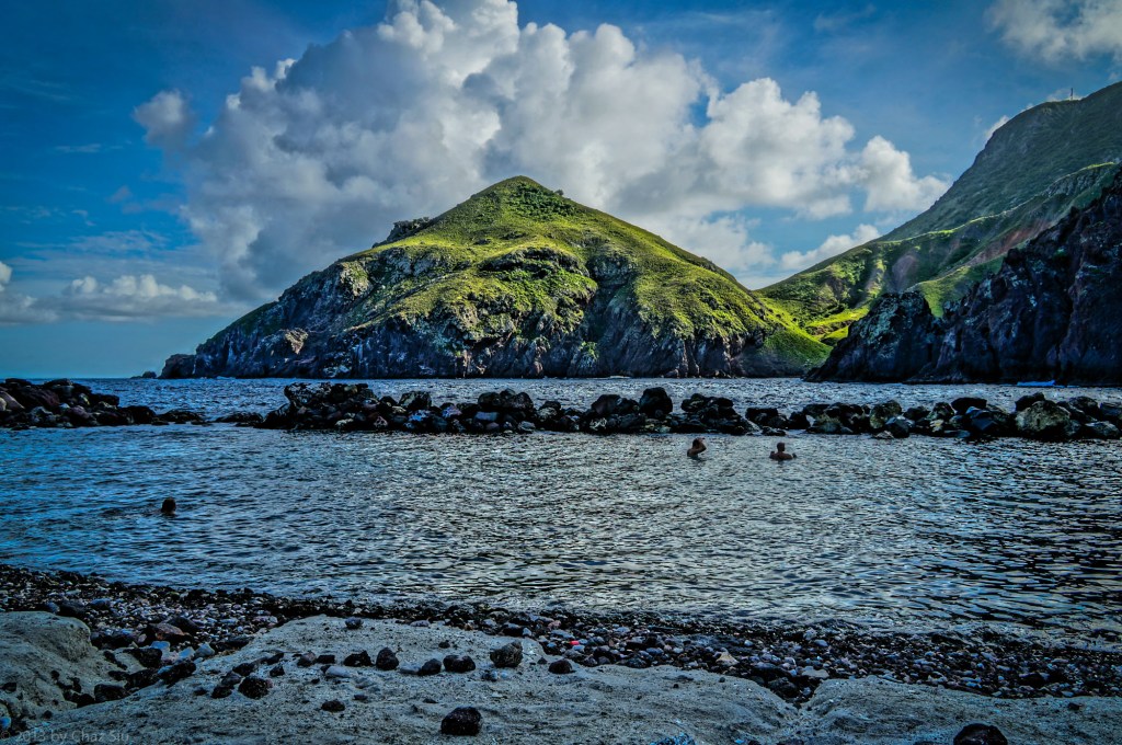 Cove Bay and Old Booby Hill, Saba, Dutch Caribbean