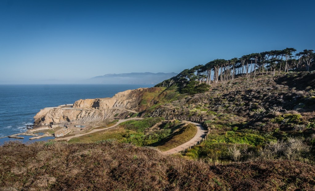 Sutro Bath Ruins, Marin Headlands Beyond
