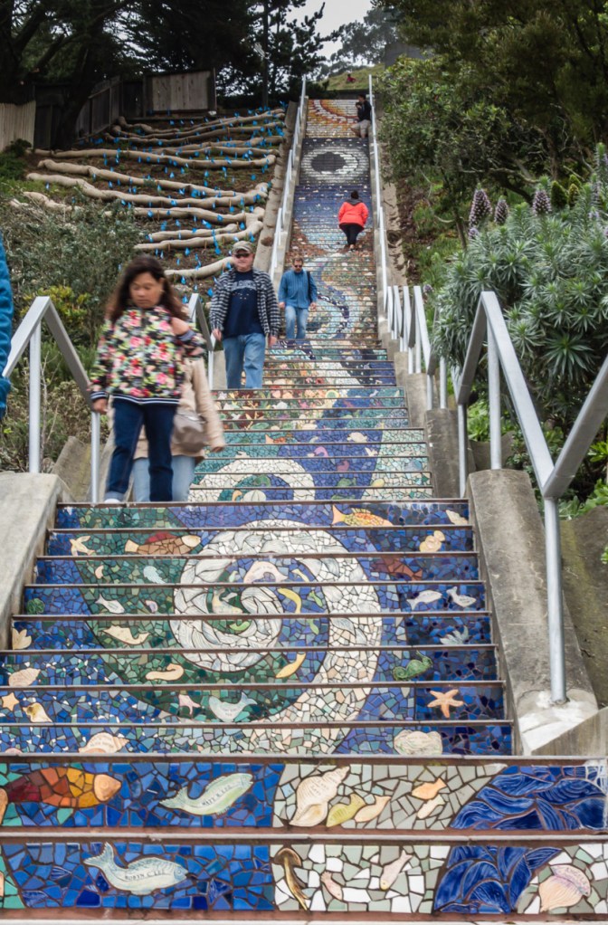 16th Ave Mosaic Staircase