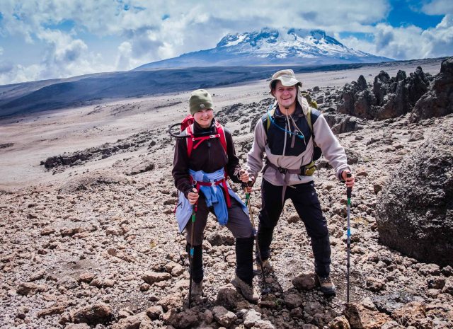 Alex and Irina At Mt Whitney Elevation 14,500 feet