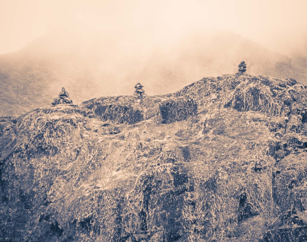 Cairns Above Moir Hut