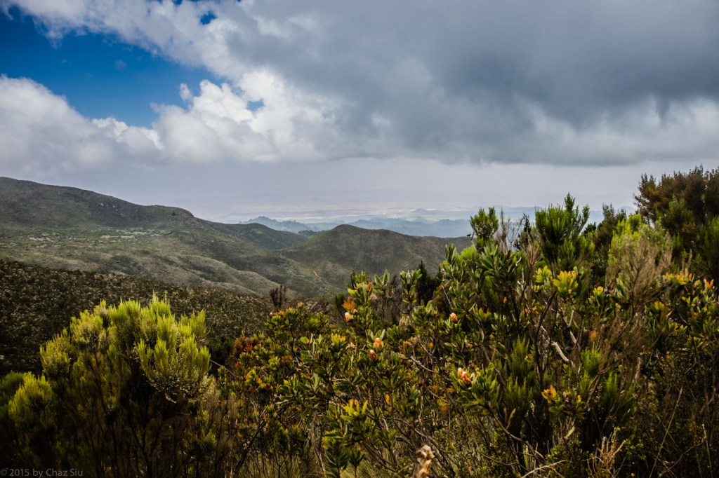 Looking Down From Shira Ridge