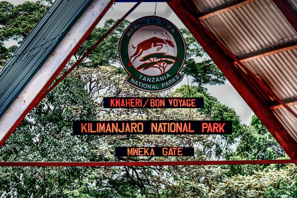 Mweka Gate Finish - ByeBye Kili