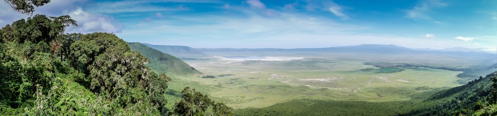 CLICK TO EXPAND: Panoramic of Ngorongoro Crater