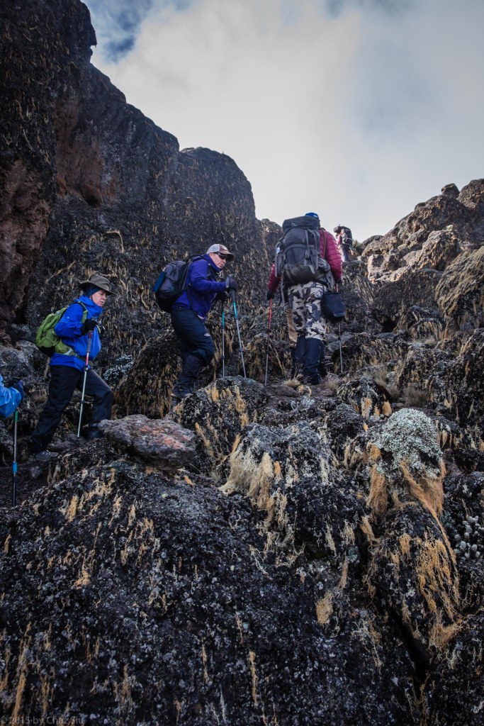 Up Through Boulders On The Way To Third Cave